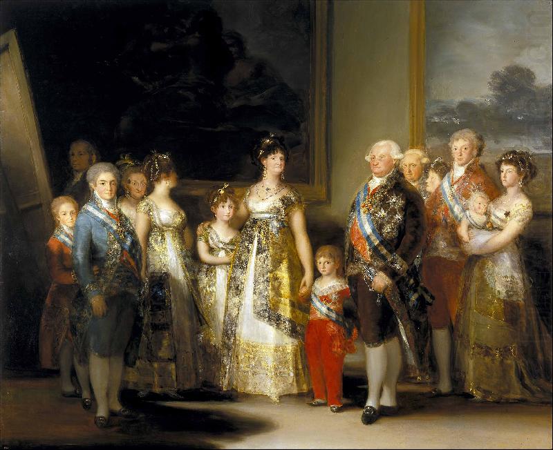 Charles IV of Spain and His Family, Francisco de Goya